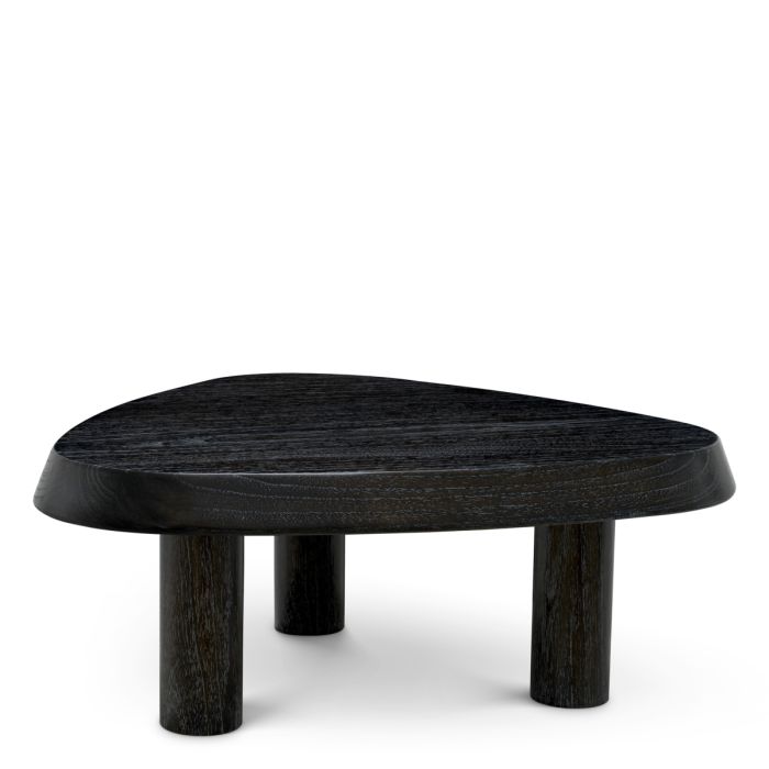 Table basse en bois gris anthracite | Eichholtz Briel S