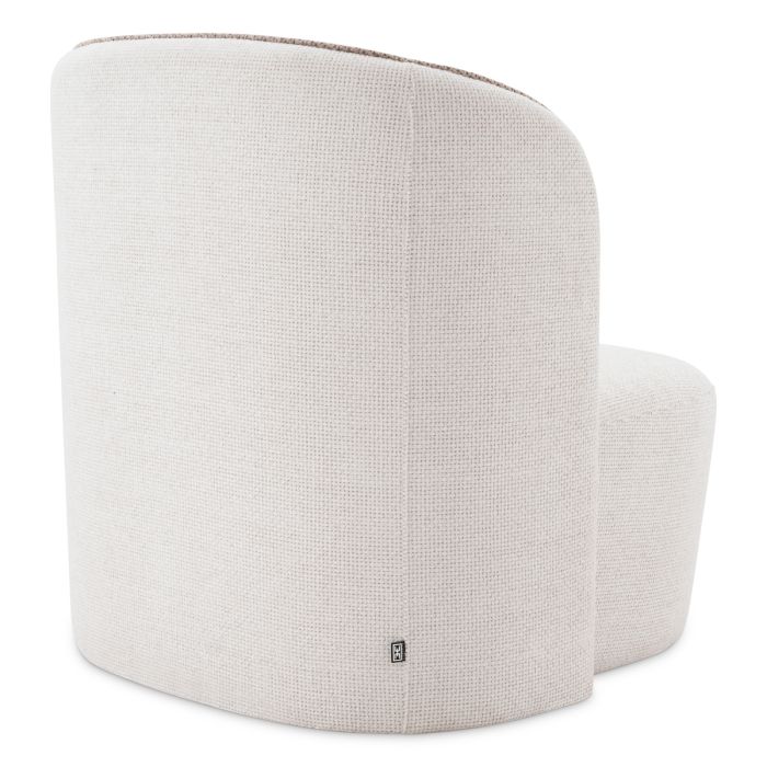 Fauteuil en tissu blans cassé | Eichholtz Barrier D