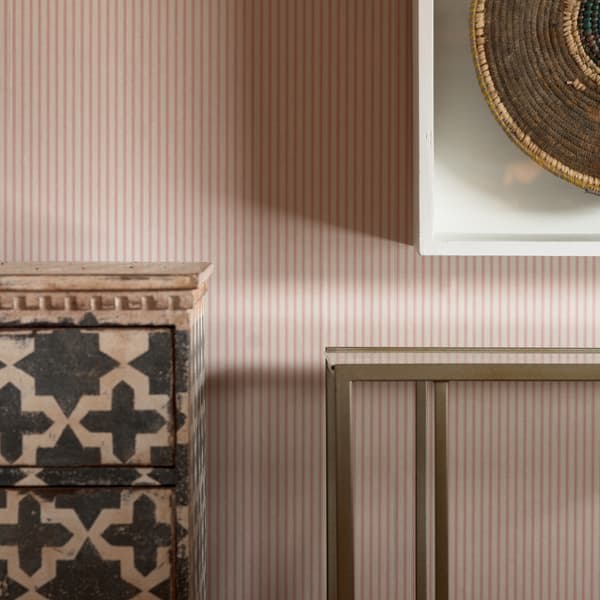 Papier peint Twine Pink | Andrew Martin - vue de détail | REMO-HOME