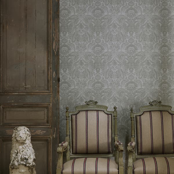 Papier peint Kew Neutral | Andrew Martin - vue de détail | REMO-HOME