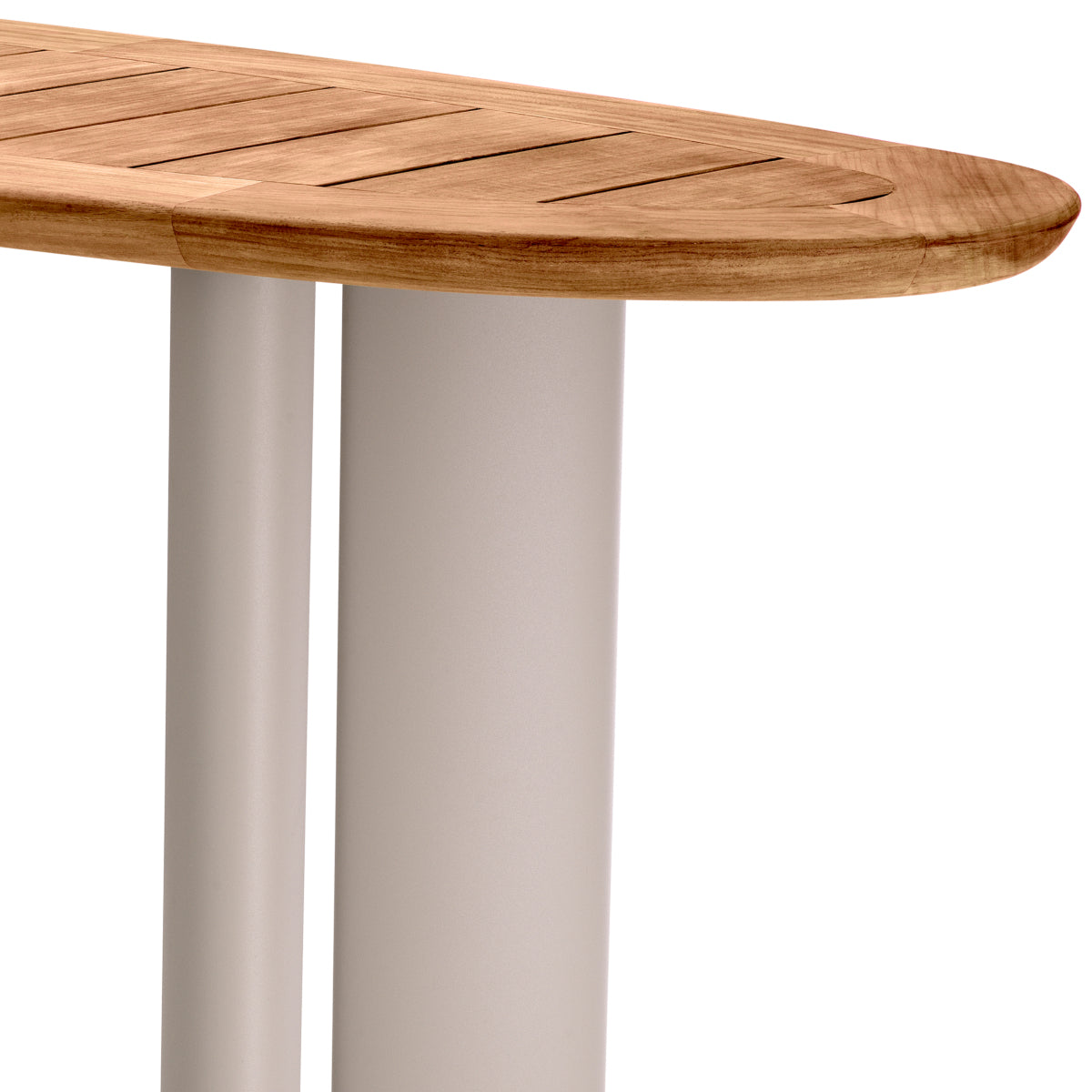 Table console extérieure en teck naturel | Eichholtz Free Form - vue d'ambiance | REMO-HOME