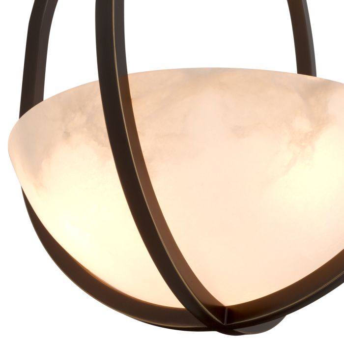 Lustre en bronze et albâtre | Eichholtz Scapa