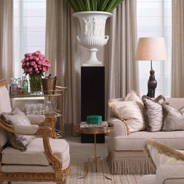 Colonne en bois | Eichholtz Grant L - vue d'ambiance | REMO-HOME