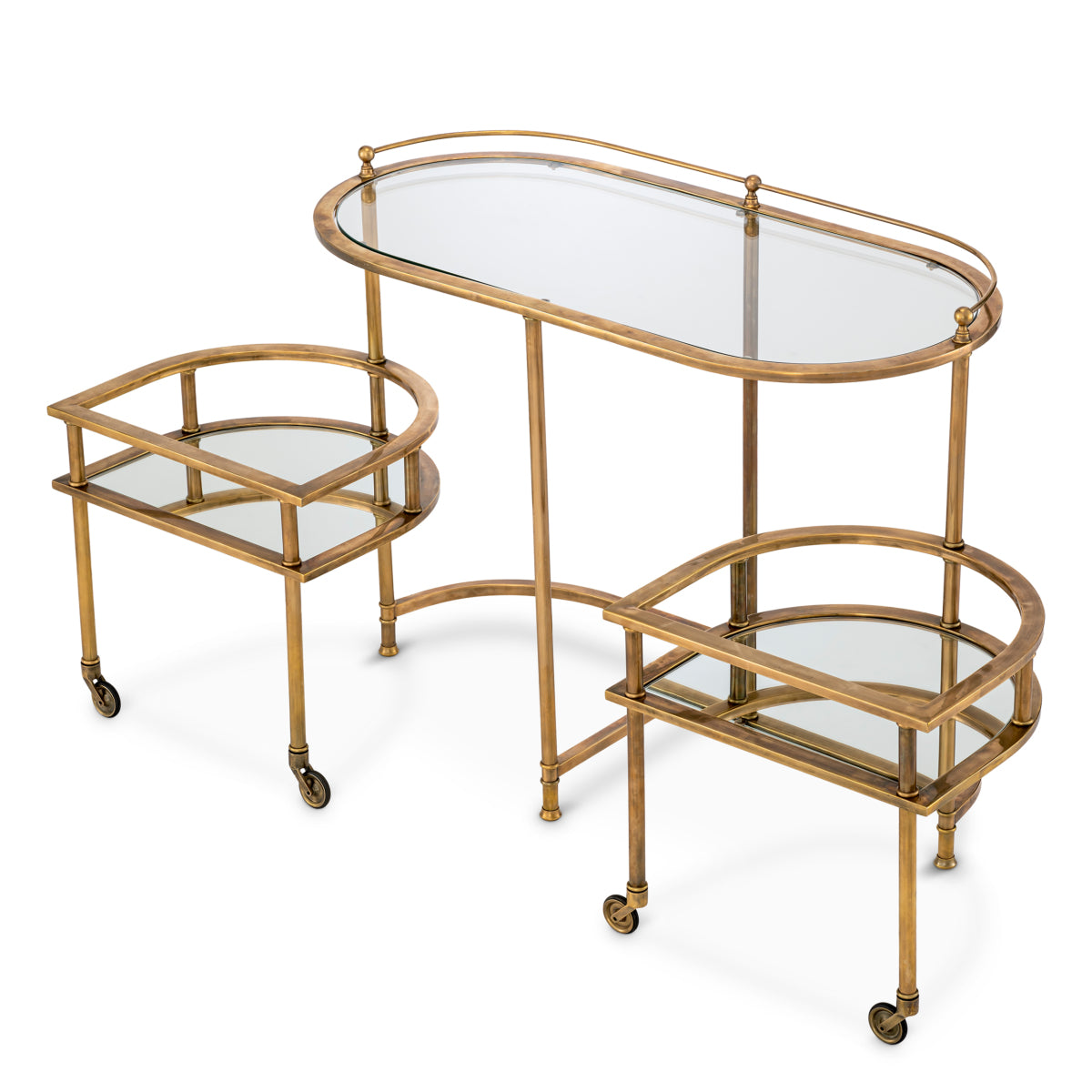 Chariot en laiton vintage | Eichholtz Lavalle - vue d'ambiance | REMO-HOME