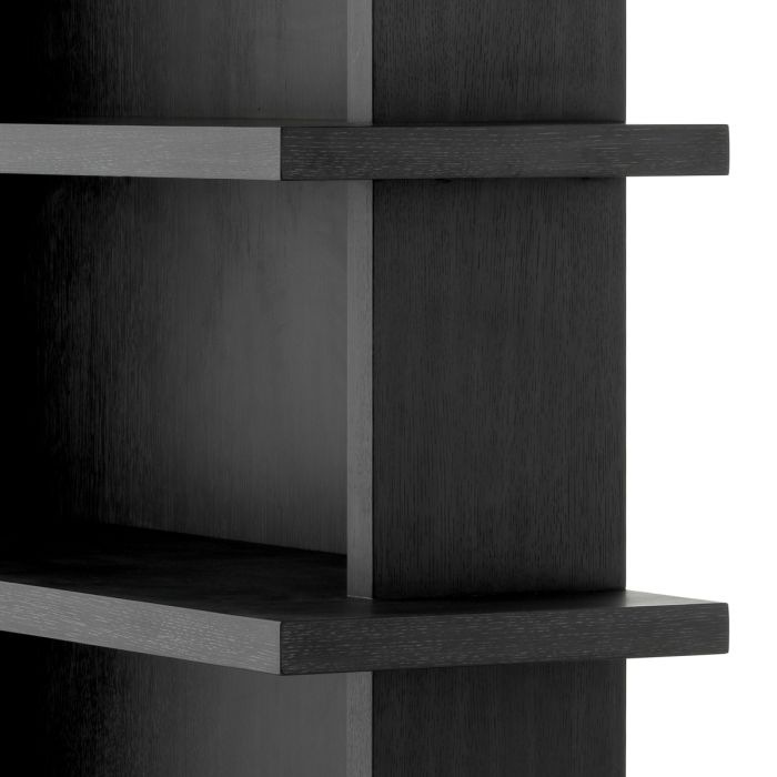 Bibliothèque en chêne gris anthracite | Eichholtz Malibu