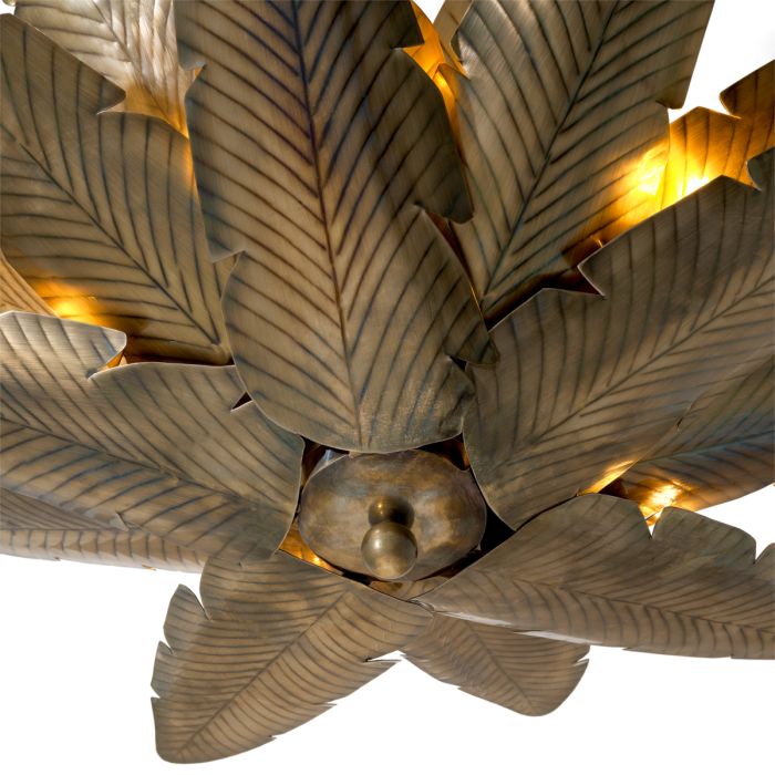 Lustre doré en laiton vieilli | Eichholtz Varano
