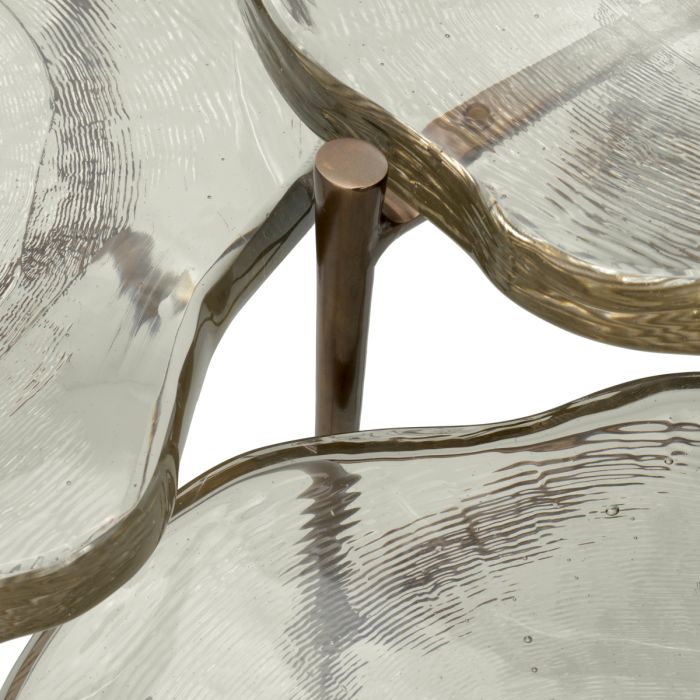 Table basse dorée en verre soufflé (lot de 3) | Eichholtz Baldovini