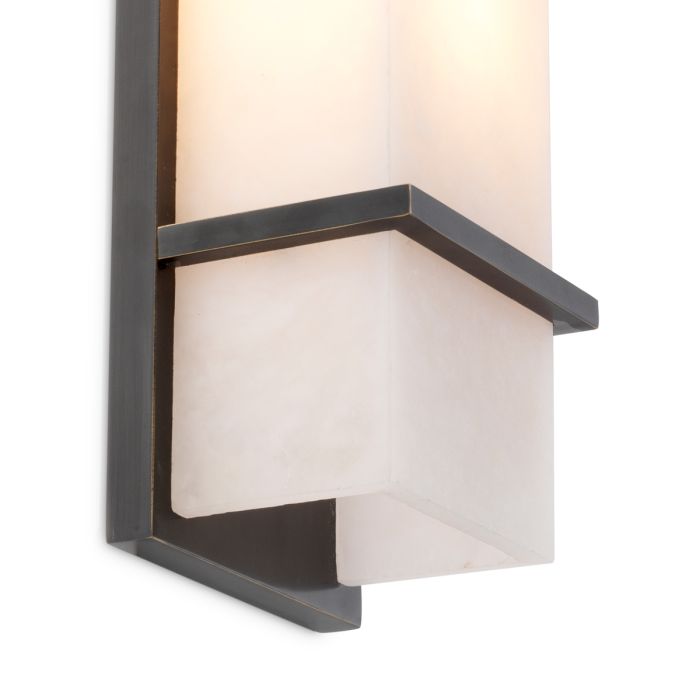 Applique murale en bronze et albâtre | Eichholtz Spike L
