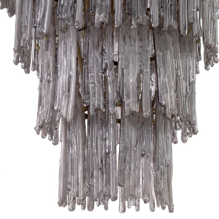 Lustre doré en verre fumé | Eichholtz Saint Roch L