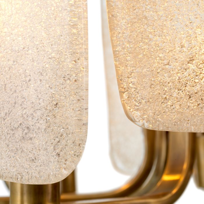 Lustre doré et verre soufflé | Eichholtz Serrano
