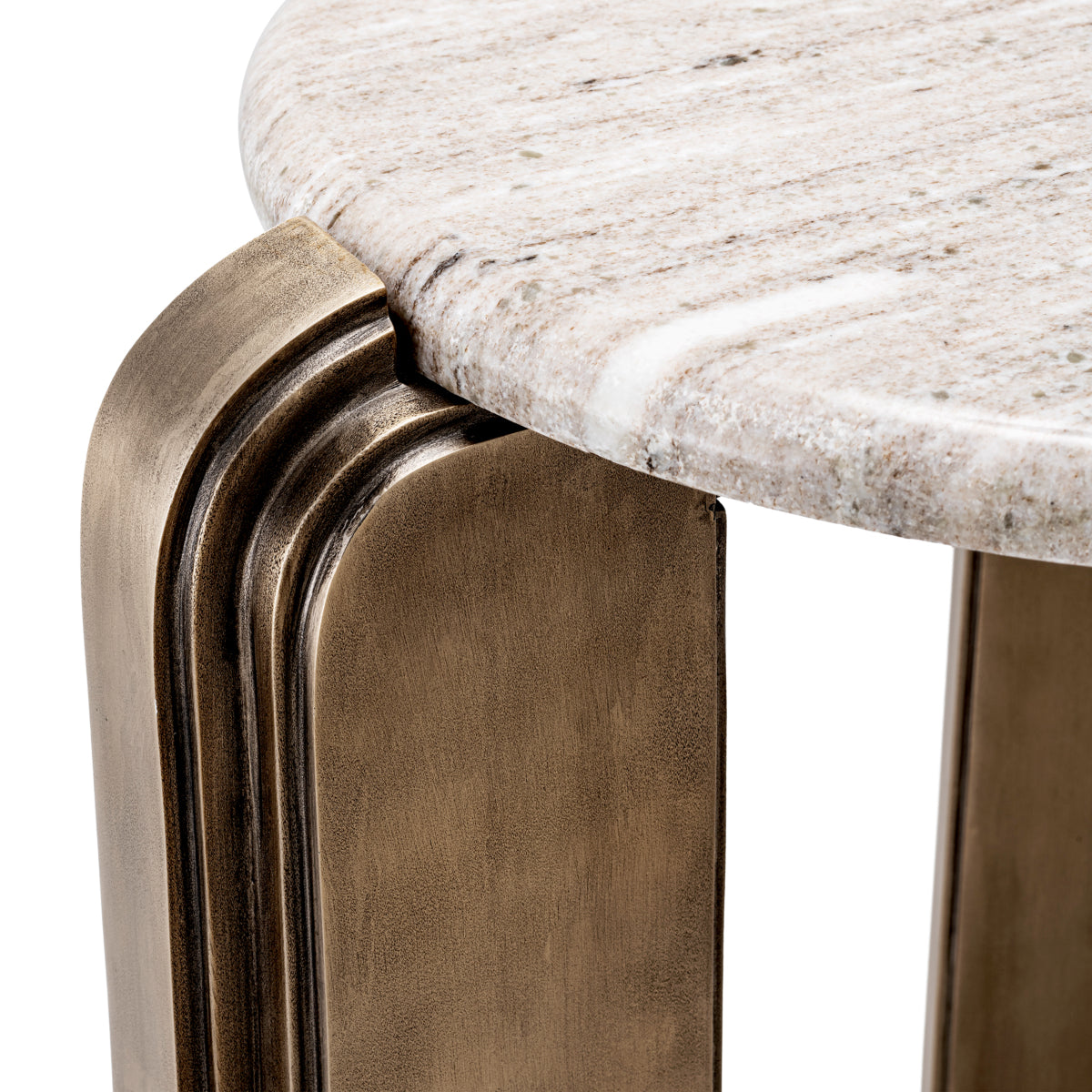 Table d'appoint en laiton antique | Eichholtz Albion - vue d'ambiance | REMO-HOME
