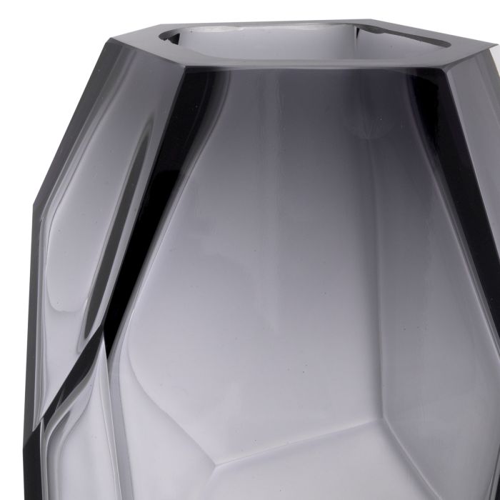 Vase en verre soufflé gris | Eichholtz Martina