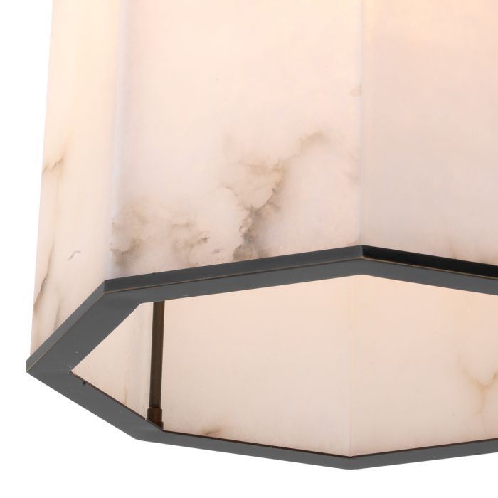 Suspension en bronze et en albâtre | Eichholtz Victoire L