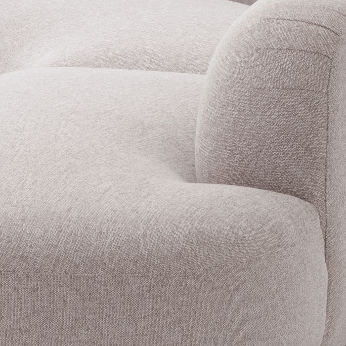 Canapé d'extérieur modulable 5-6 places gris | Eichholtz Bjorn L