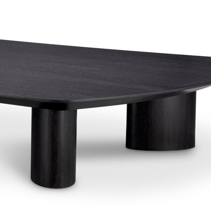 Table basse en chêne anthracite | Eichholtz Bergman
