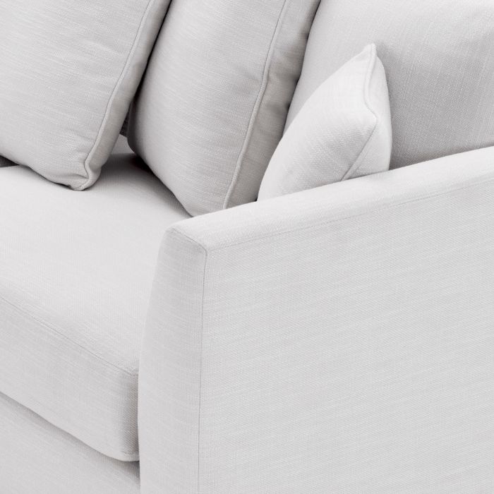 Canapé 2-3 places en tissu blanc | Eichholtz Taylor