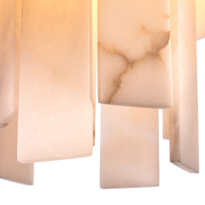 Lustre doré en albâtre | Eichholtz Acevedo