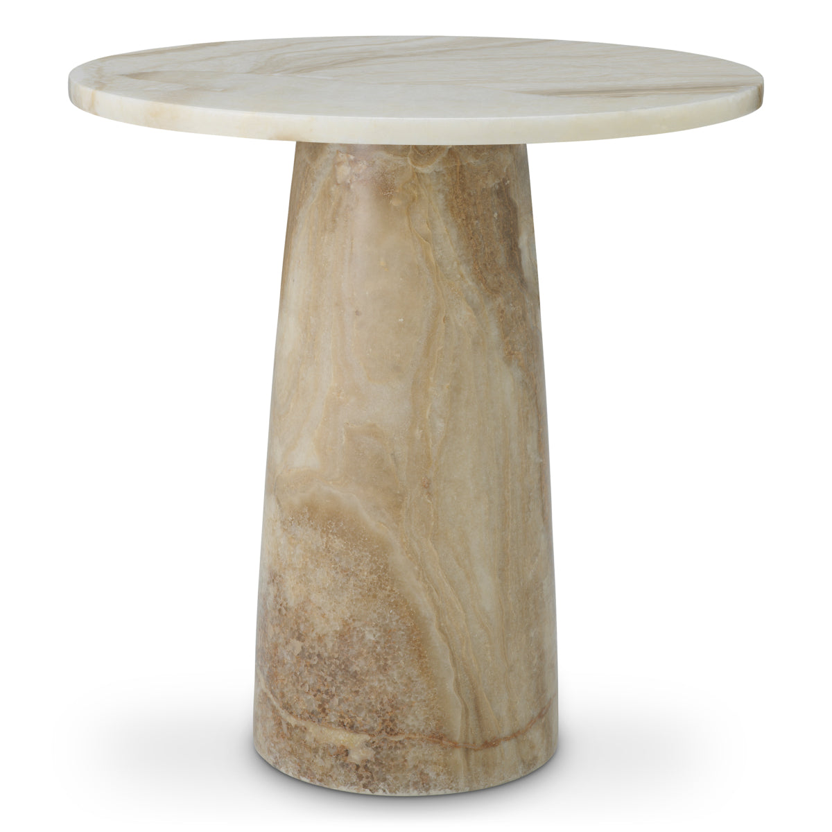 Table d'appoint en marbre blanc | Eichholtz Terry - vue d'ambiance | REMO-HOME