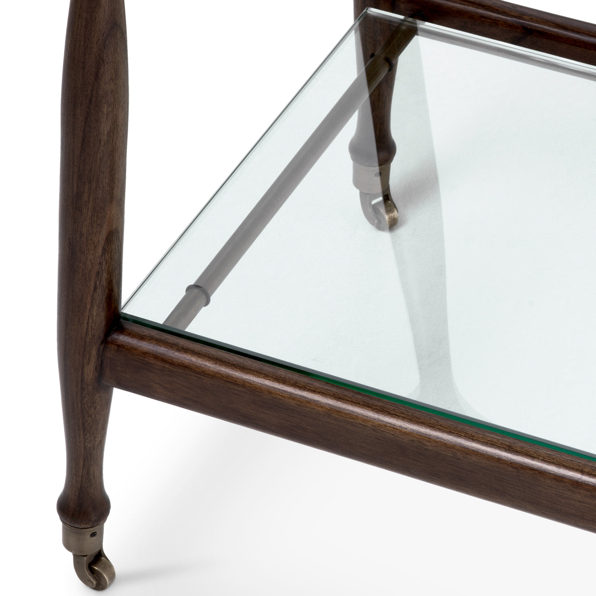 Trolley en bois brun classique | Eichholtz Manzo - vue d'ambiance | REMO-HOME