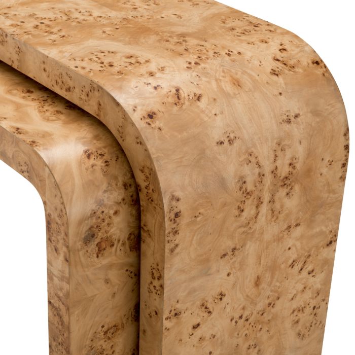 Console en bois brun (lot de 2) | Eichholtz Quinton