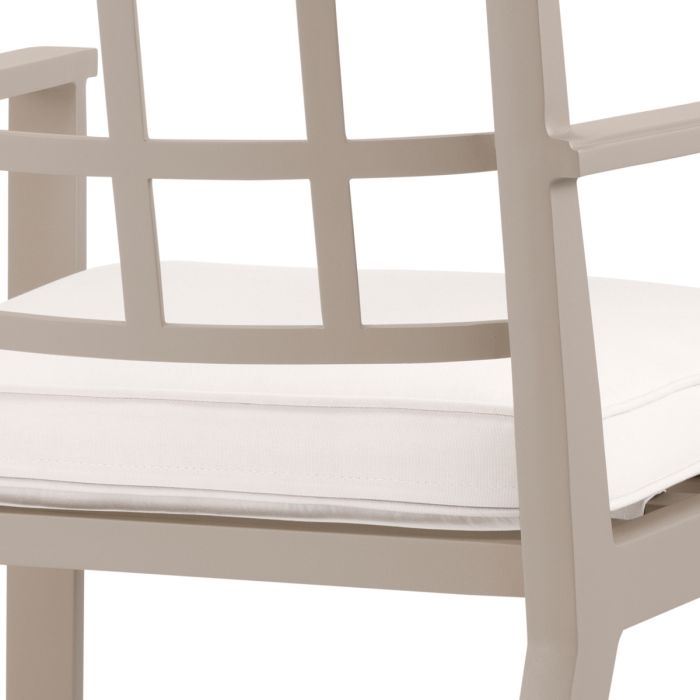 Chaise extérieure en métal sable | Eichholtz Cap-Ferrat