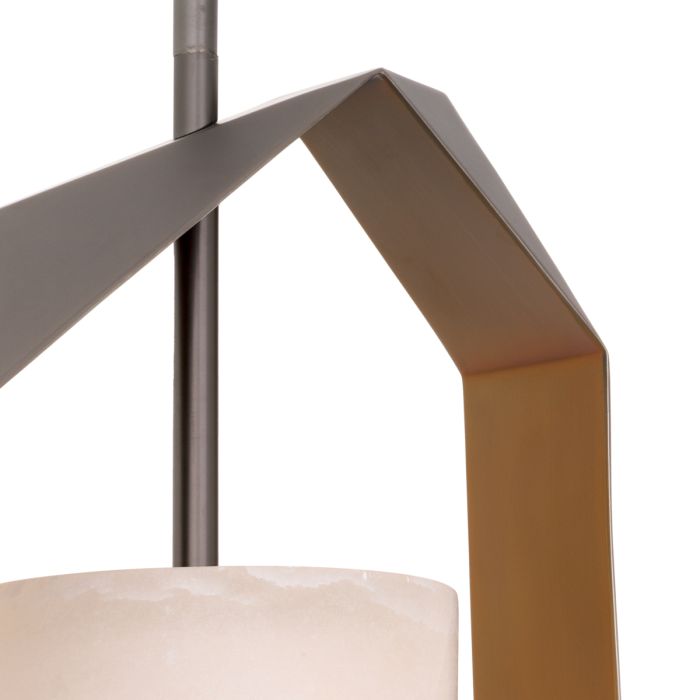 Lustre en bronze et en albâtre | Eichholtz Santos