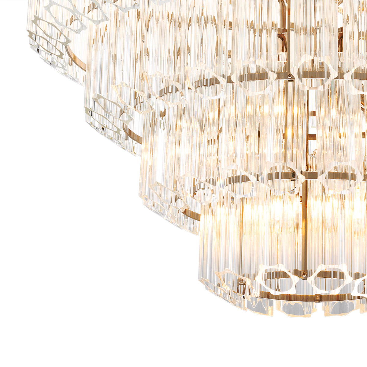 Chandelier en nickel | Eichholtz Vittoria L - vue d'ambiance | REMO-HOME
