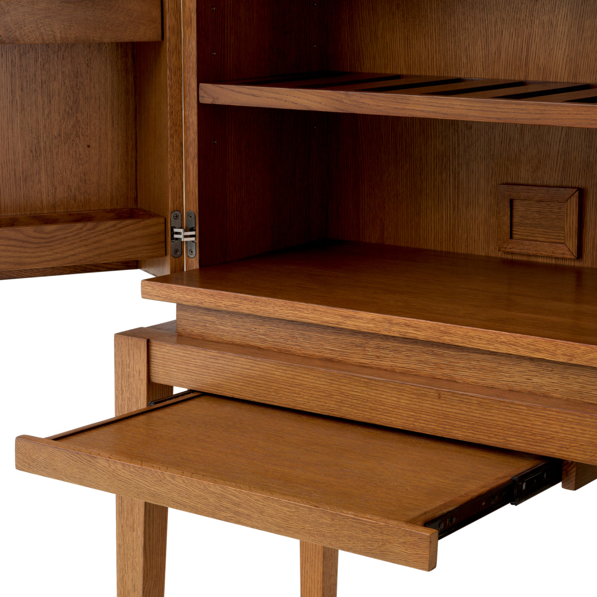 Buffet en placage chêne caramel | Eichholtz Borchard - vue d'ambiance | REMO-HOME