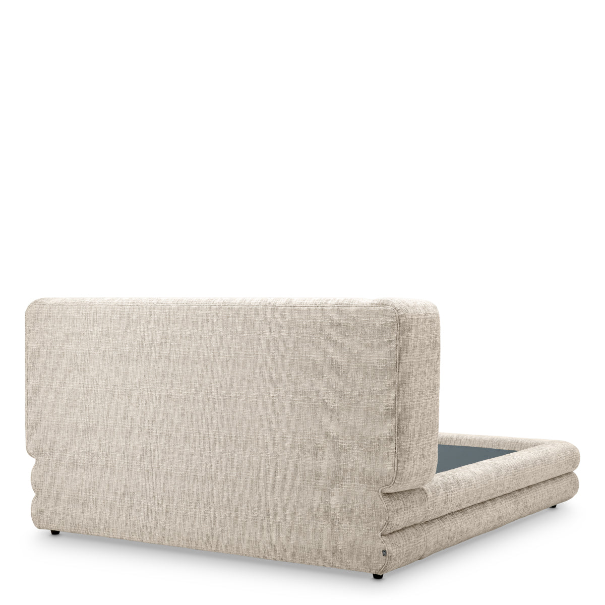 Cadre de lit en creststone beige | Eichholtz Francisco - vue d'ambiance | REMO-HOME