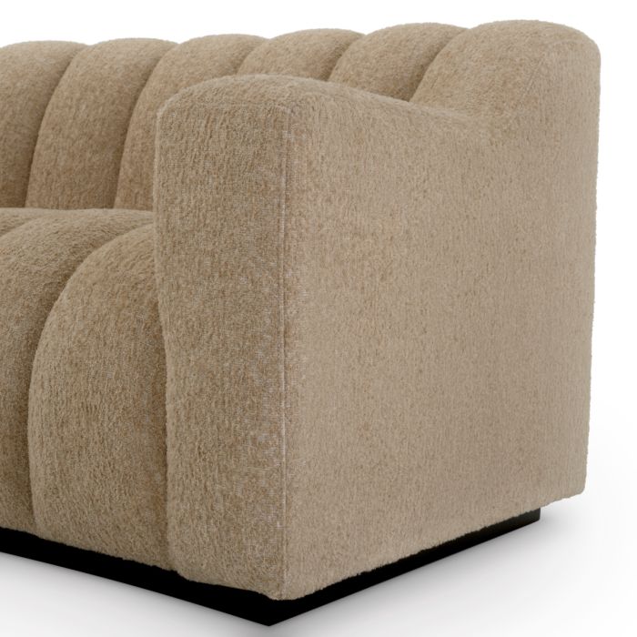 Canapé 2-3 places en tissu sable | Eichholtz Kelly S