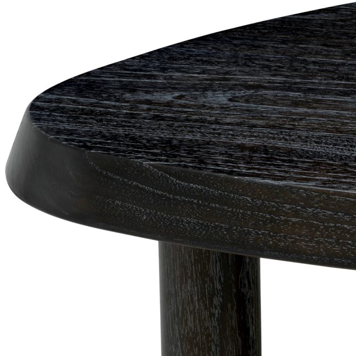 Table basse en bois gris anthracite | Eichholtz Briel S