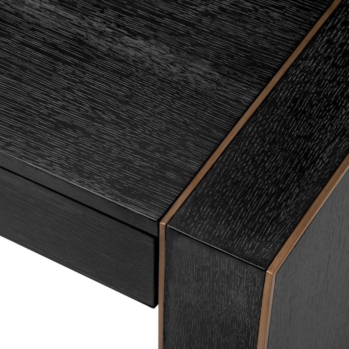 Bureau en chêne gris anthracite | Eichholtz Rovigo