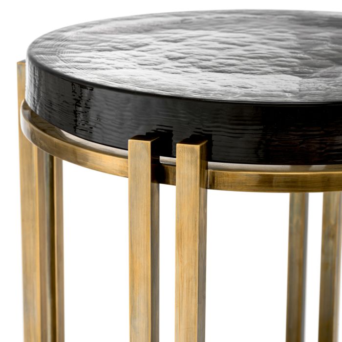Table d'appoint dorée en verre soufflé | Eichholtz Claremont