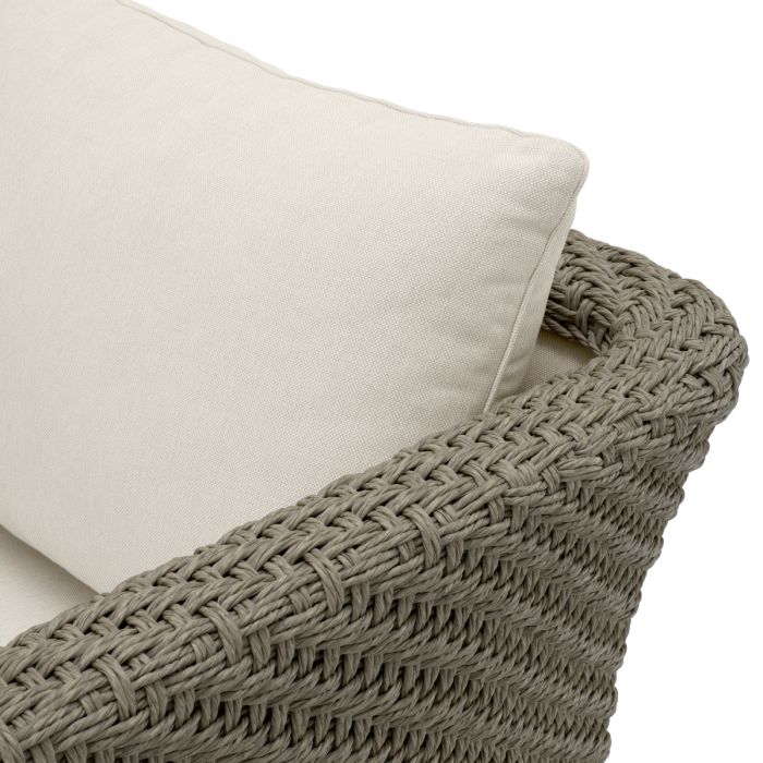 Fauteuil d'extérieur en rotin tressé | Eichholtz Bryson