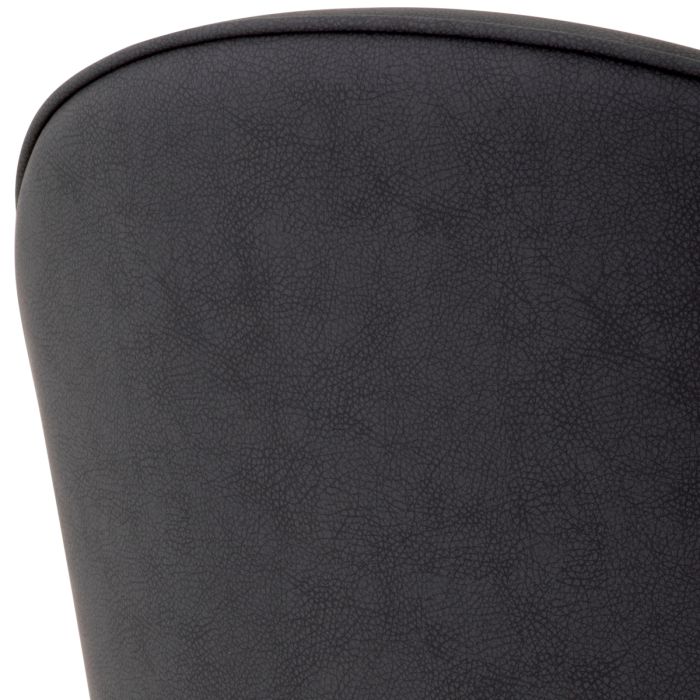 Chaise de salle à manger en similcuir gris (lot de 2) | Eichholtz Cooper