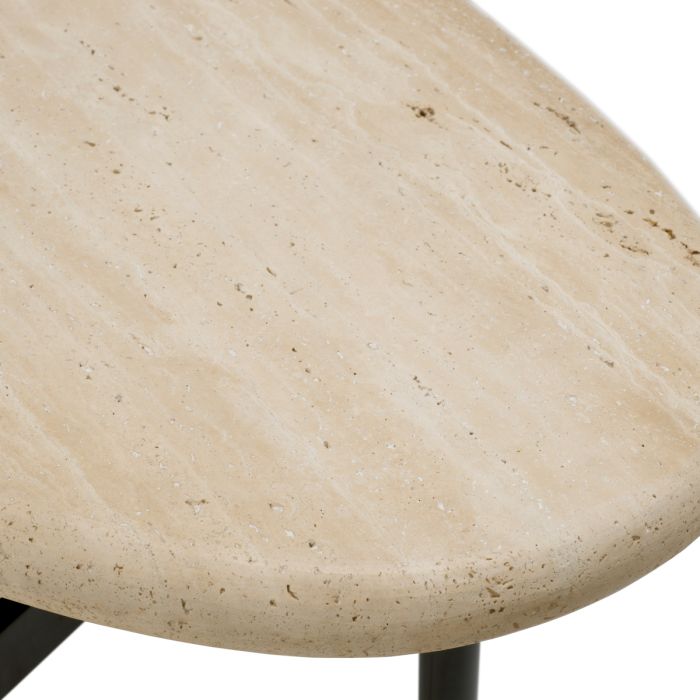 Console en bronze et travertin | Eichholtz Palermo