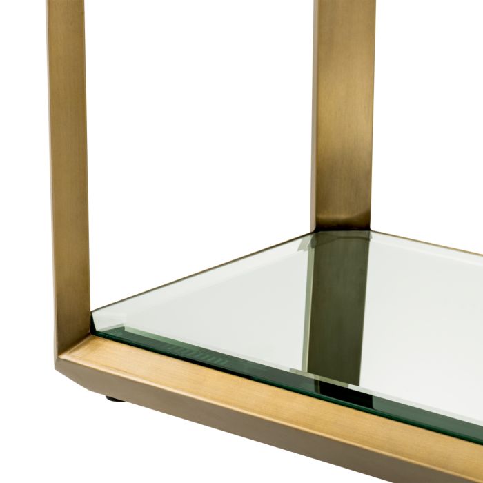 Console dorée en verre fumé | Eichholtz Callum