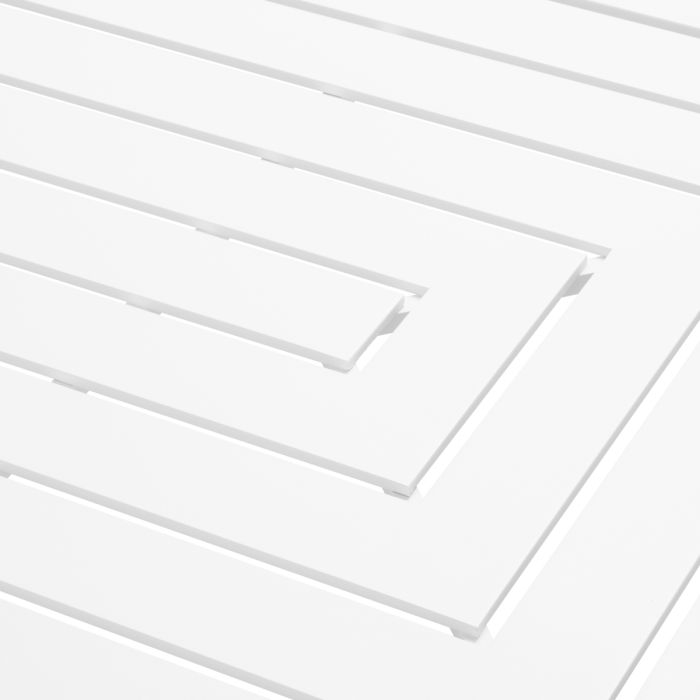 Table extérieure en métal blanc | Eichholtz Vistamar