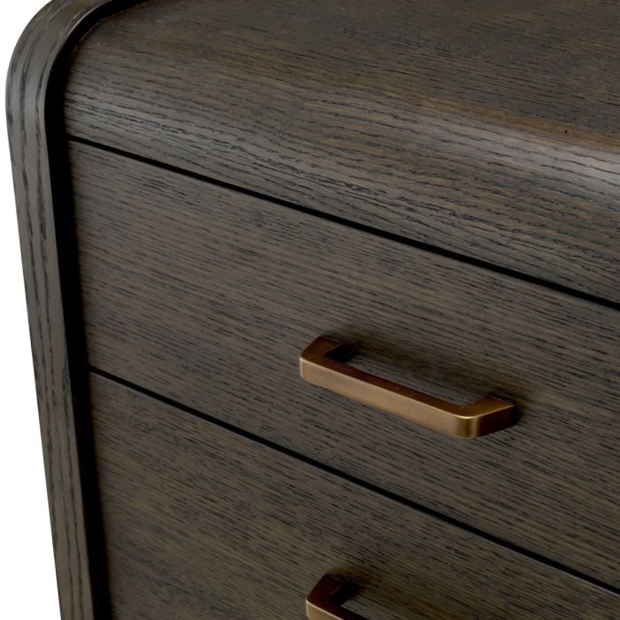 Table de chevet en chêne moka | Eichholtz Joane