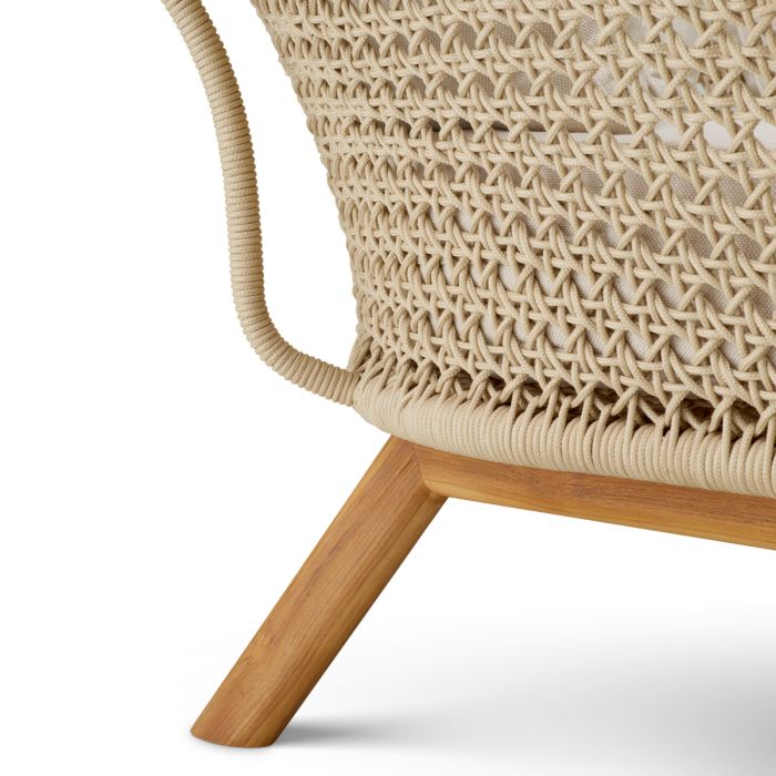 Fauteuil d'extérieur crème | Eichholtz Trinity