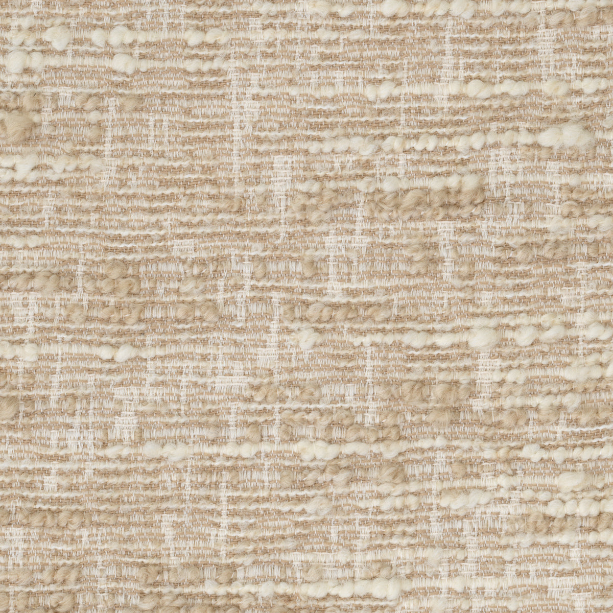 Ottoman en bouclé sonata cream | Eichholtz Dorantes - vue d'ambiance | REMO-HOME