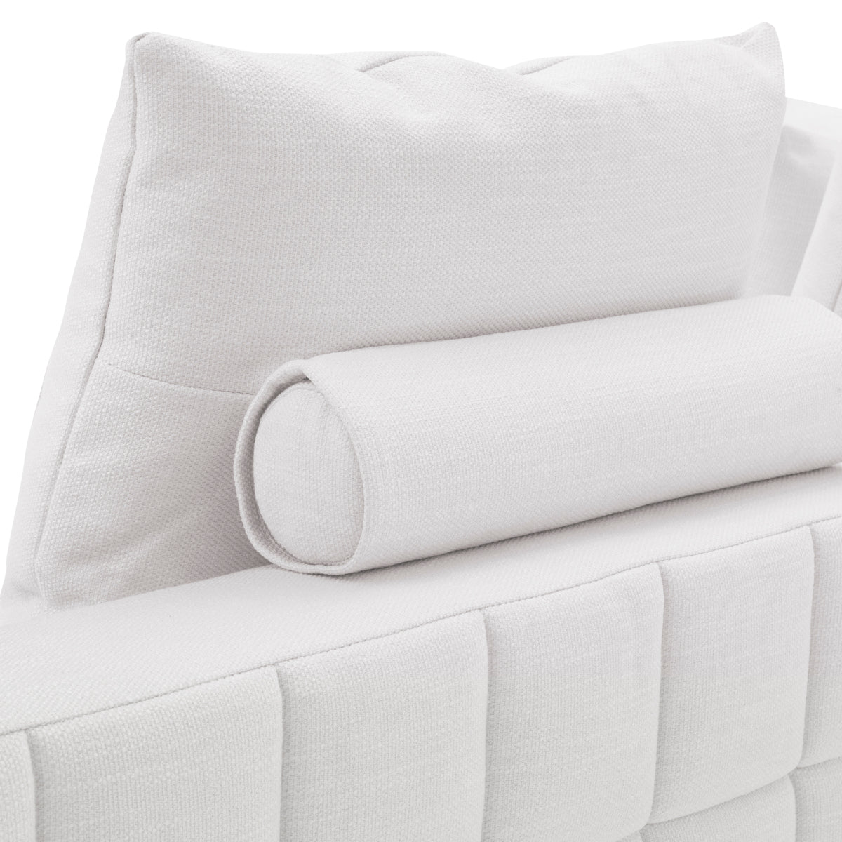 Canapé modulable 2 places en tissu blanc Avalon | Eichholtz Clifford - vue d'ambiance | REMO-HOME