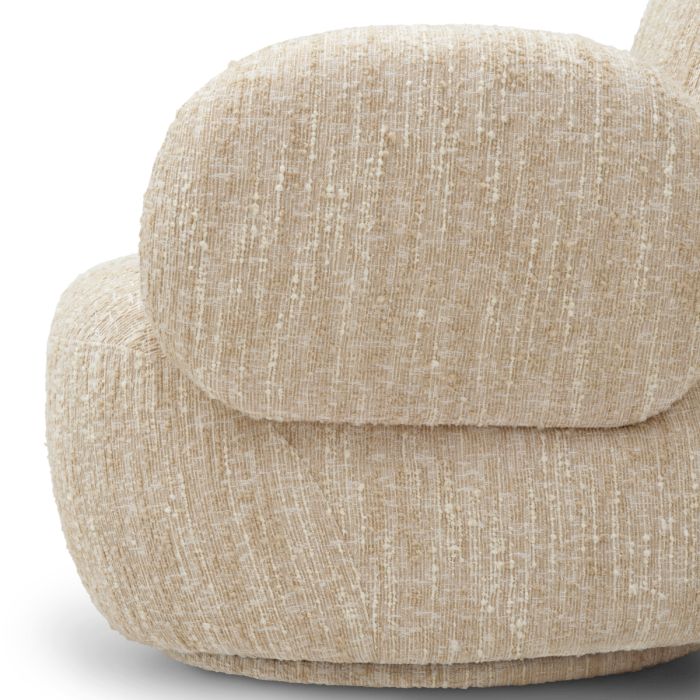 Fauteuil bouclé beige | Eichholtz Madrone