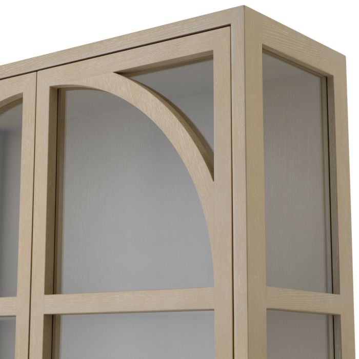 Vitrine en chêne blanchi | Eichholtz San Bernardino