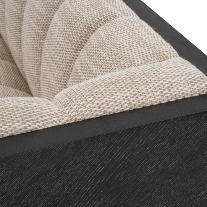 Canapé 2 places en tissu sable | Eichholtz Davide