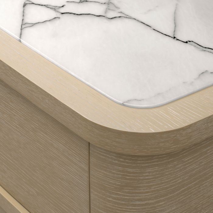 Commode verticale en chêne blanchi | Eichholtz Cabana