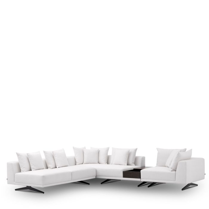 Canapé 4-5 places en tissu blanc | Eichholtz Endless