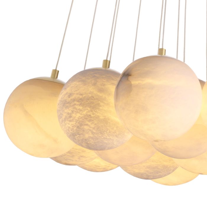 Lustre doré en albâtre | Eichholtz Sphinx L