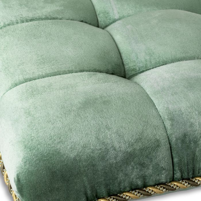 Pouf en bronze et velours vert | Eichholtz Elephant