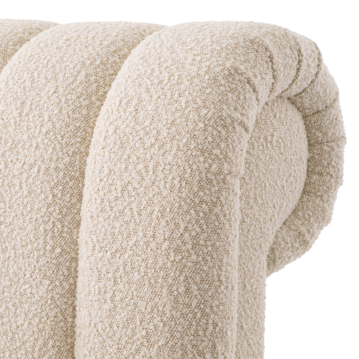 Cadre de lit en bouclé crème | Eichholtz Sycamore - vue d'ambiance | REMO-HOME